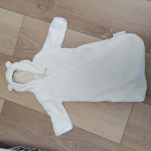 Soft fleece baby bunting